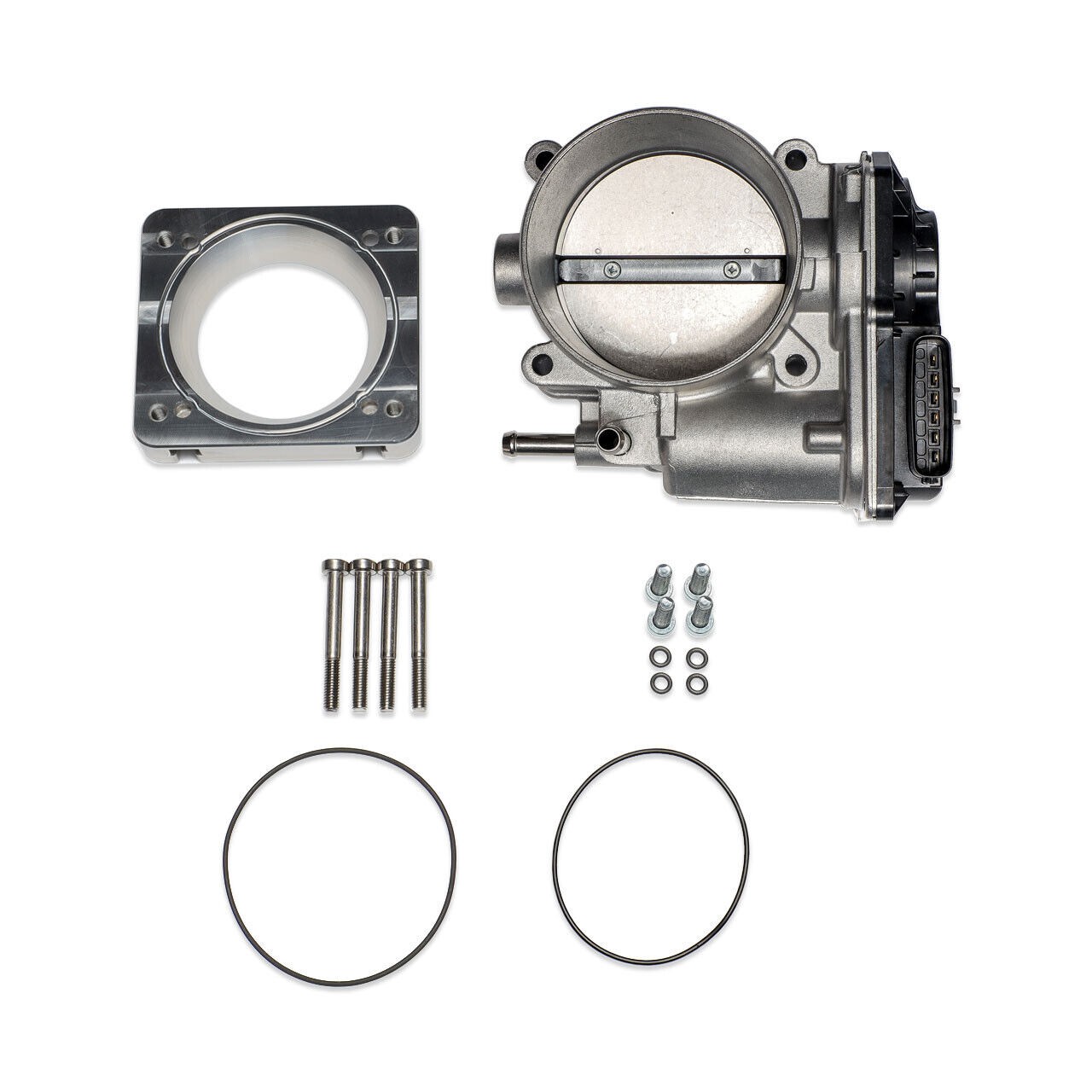 IAG Big Bore 76mm Throttle Body w/ Electronics & Adapter for OEM STI, Cosworth &
