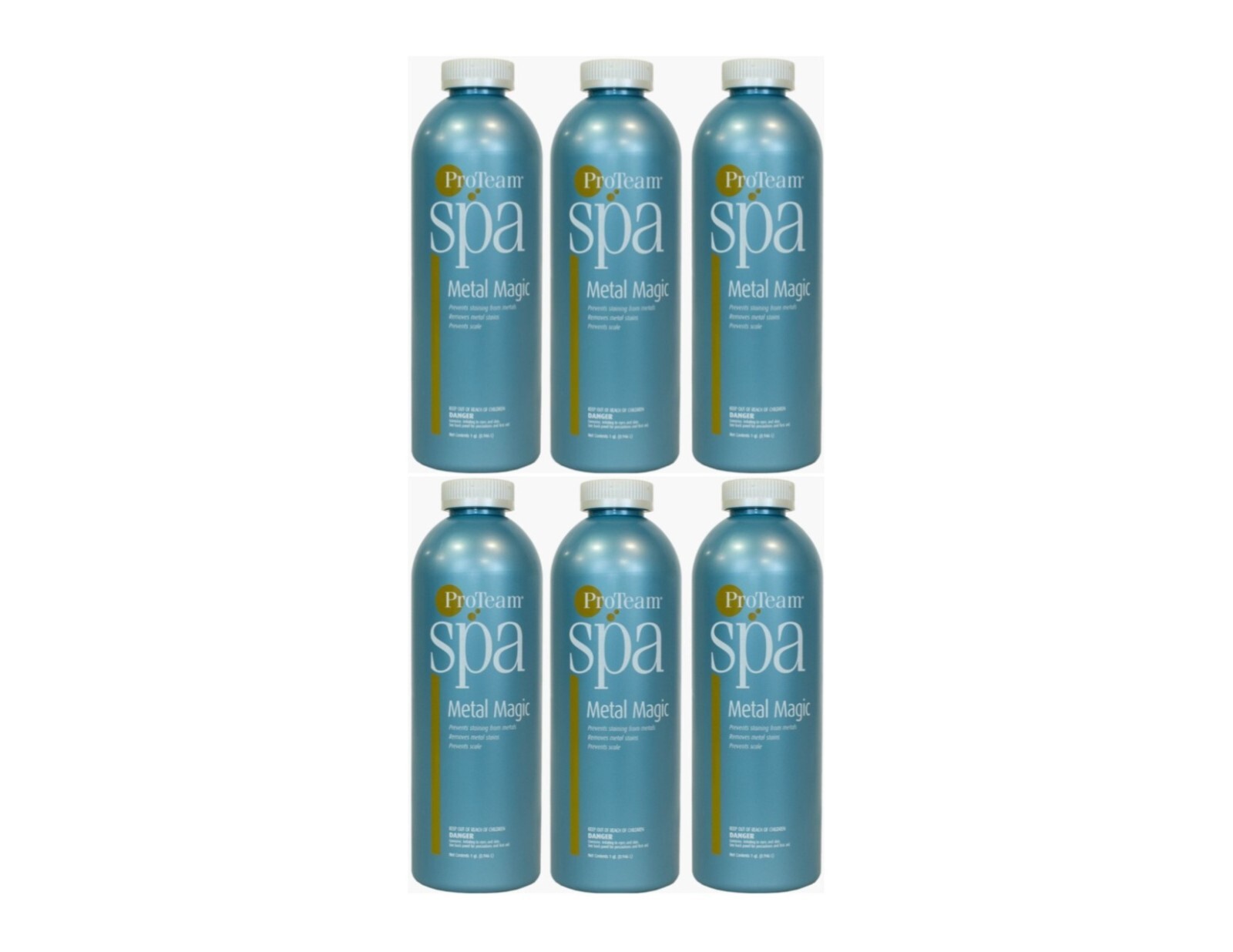 6 ProTeam Spa Metal Magic 1qt