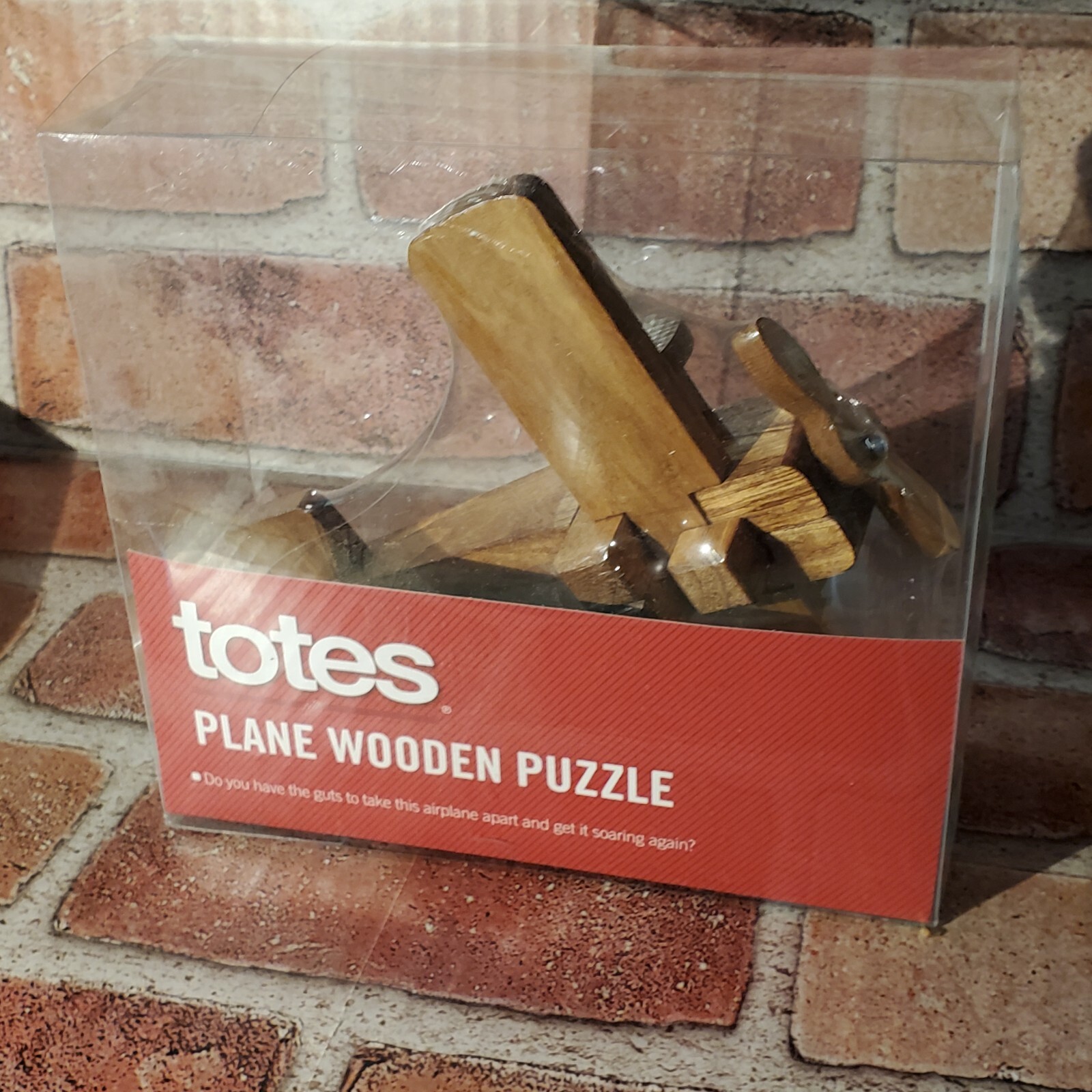 Totes Wooden Plane New