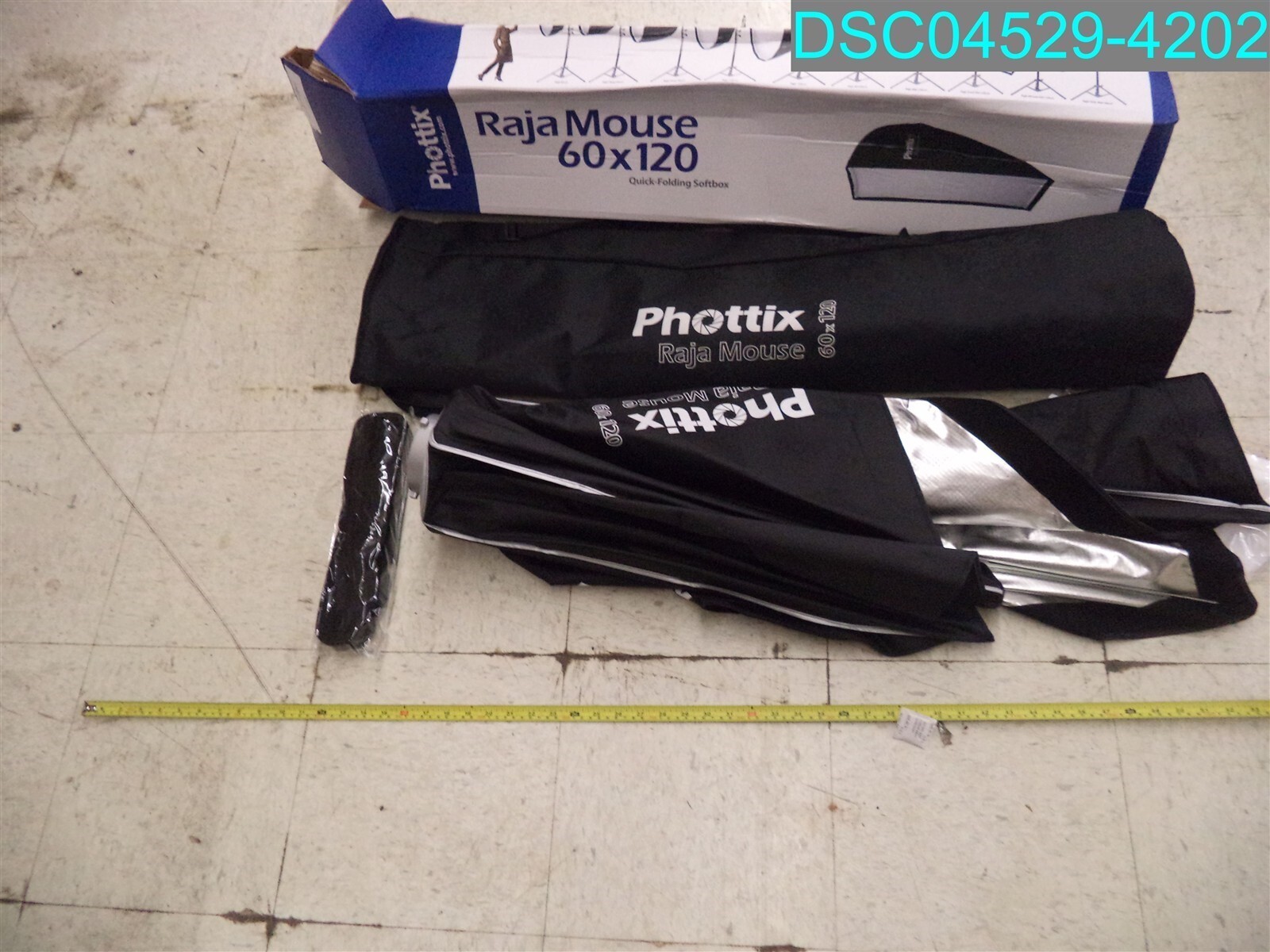 Phottix Raja Mouse Quick-Folding Softbox (24 x 47") 4894609827337