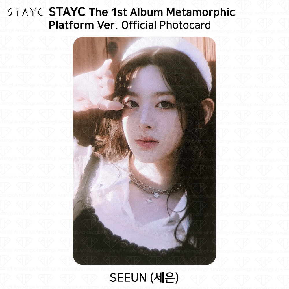 StayC The 1st Album Metamorphic Platform Ver Official Selfie Photocard QR Card