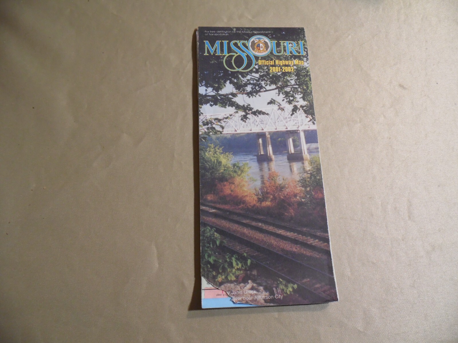 Missouri Official Highway Map / Circa 2001 / Free Domestic Shipping