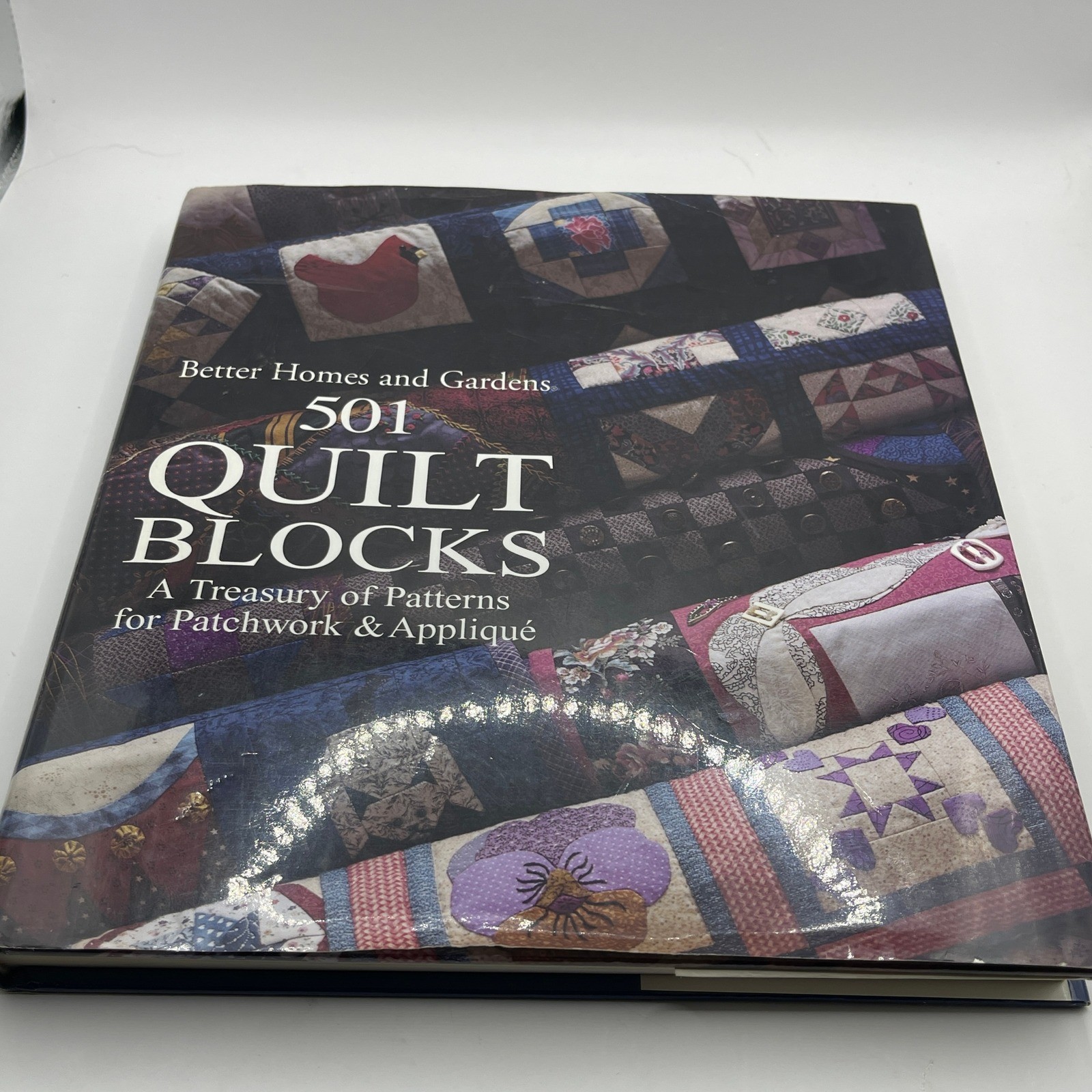 Better Homes and Gardens 501 Quilt Blocks Patchwork Applique Hardcover 1994 Book