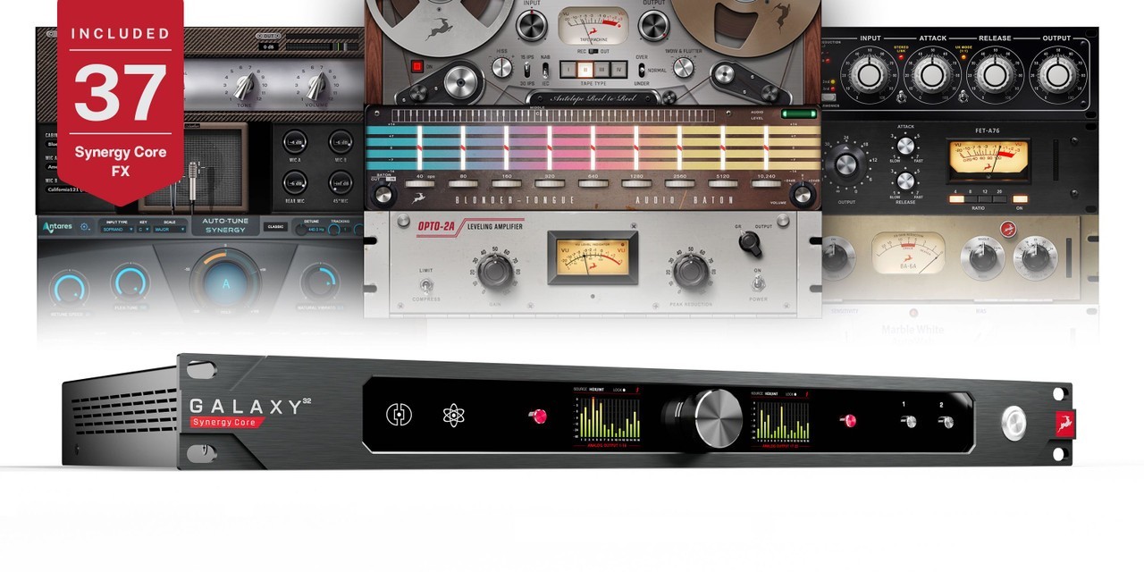 Antelope Audio Galaxy 32 Synergy Core Dante/HDX/Thunderbolt 3 Audio Interface