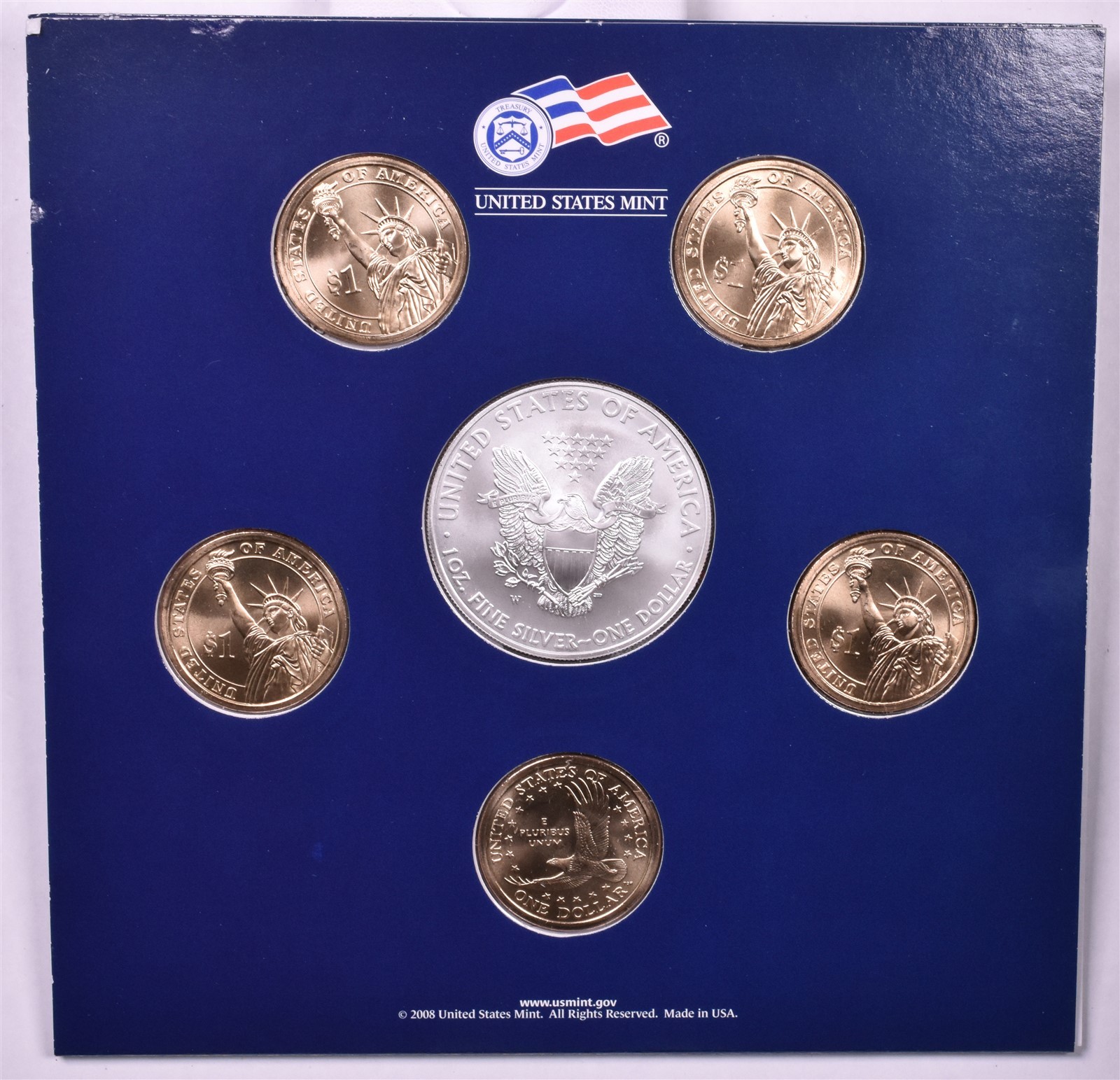 2008 U.S. Mint Annual Uncirculated Set - 6 Coin Set