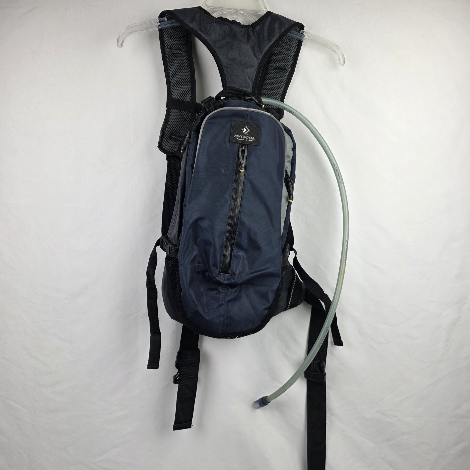 Outdoor Products Hydration Backpack w/ 2L Bladder Hiking Cycling Blue