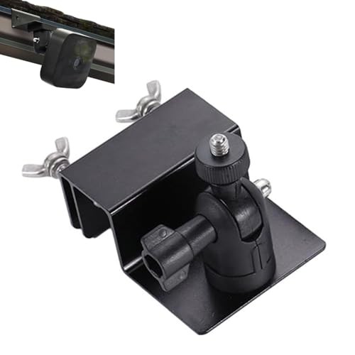 Universal Solar Panel Gutter Mount Compatible with Ring, Arlo, Eufy, Black