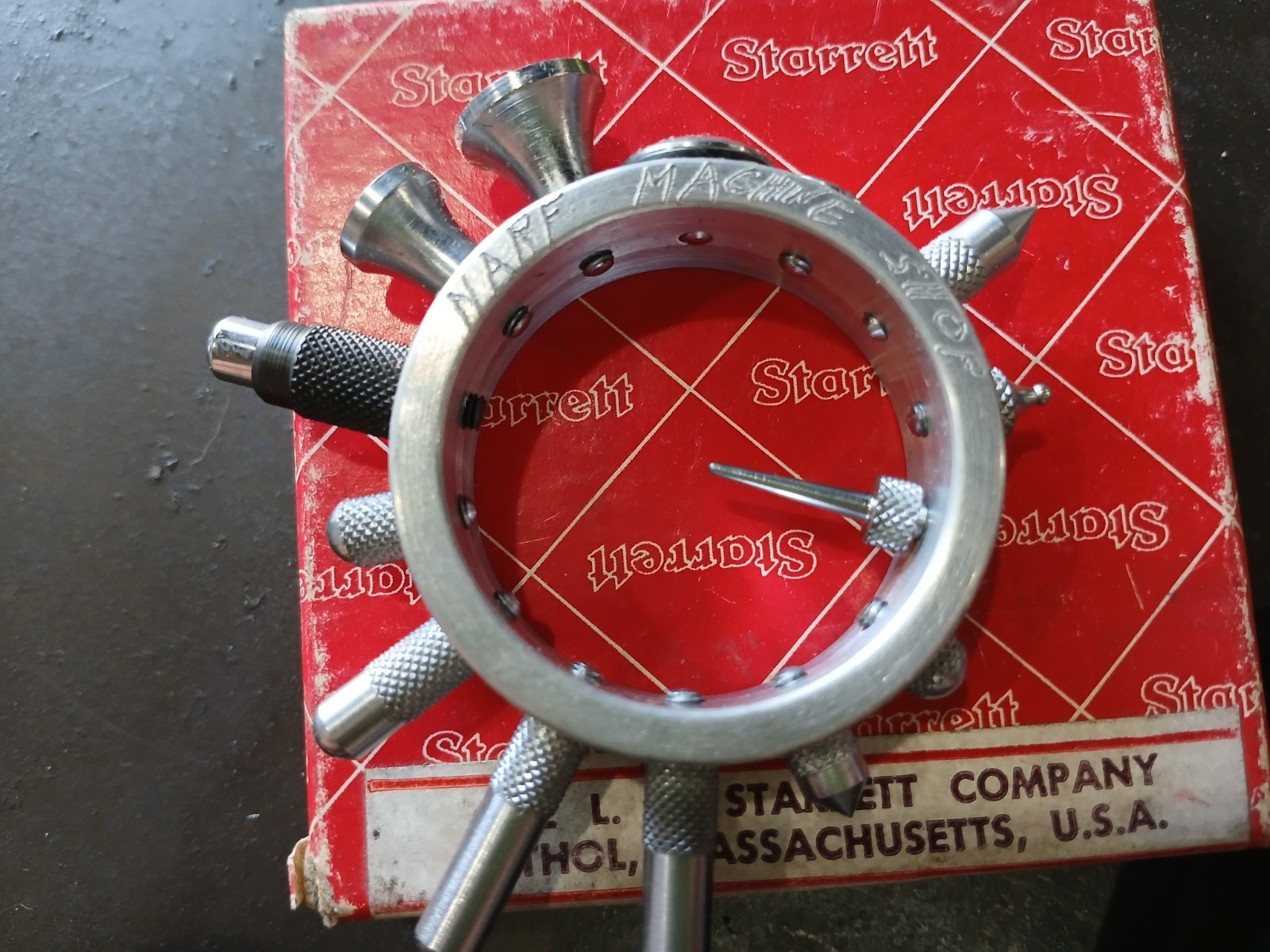 Starrett No. 25R Dial Indicator Contact Point Set Complete 14 points set- U.S.A.