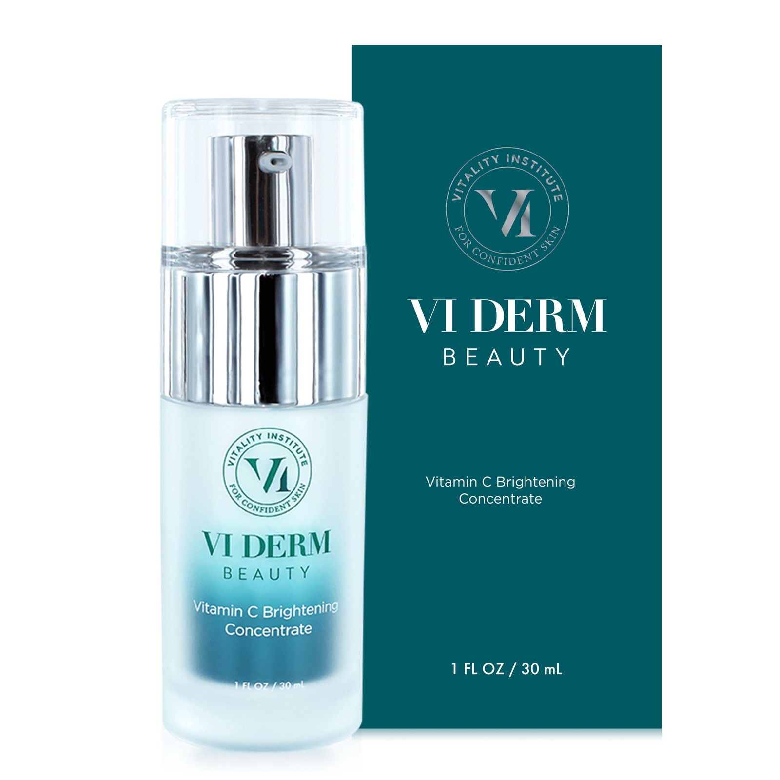 Vi Derm Vitamin C Brightening Concentrate 1 oz / 30 ml New in Box