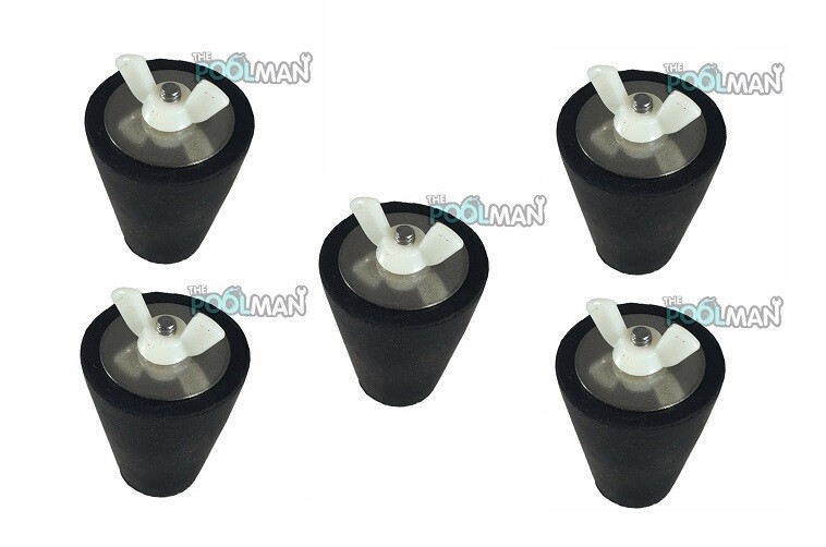 5 Pack of #7-10 Rubber Winter Expansion Plug for Pools fits #7, #8, #9 or #10