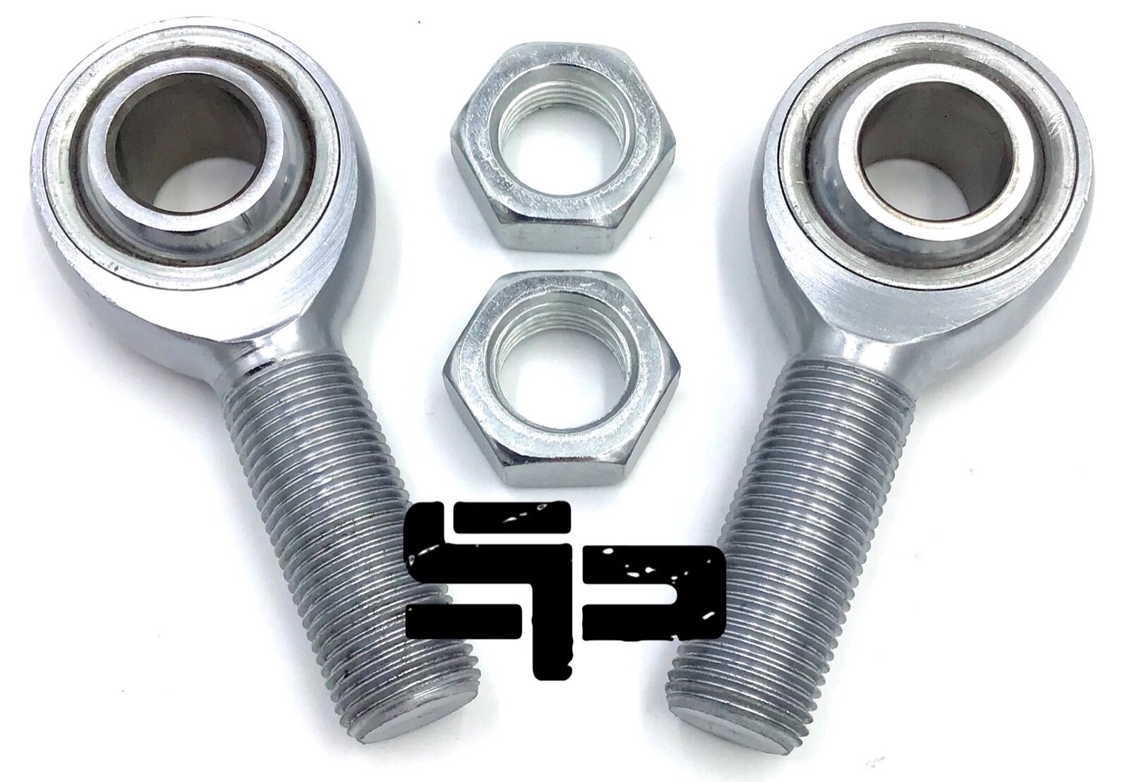 (2) SMX Rod End Heims 5/8"-18 LH Male 5/8" Bore ID Alloy Steel PTFE Kevlar Lined