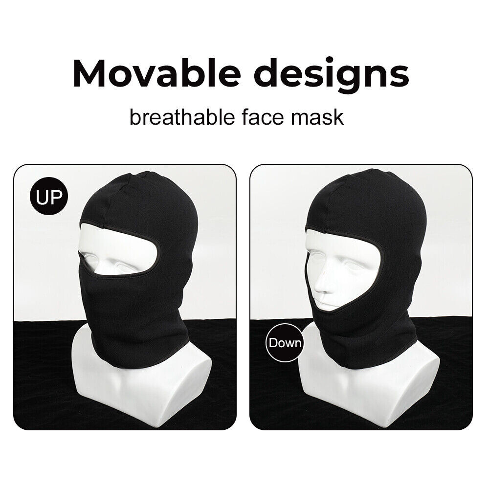 Winter Balaclava Neck Warm Windproof Fleece Ski Full Face Mask for Cold Weather