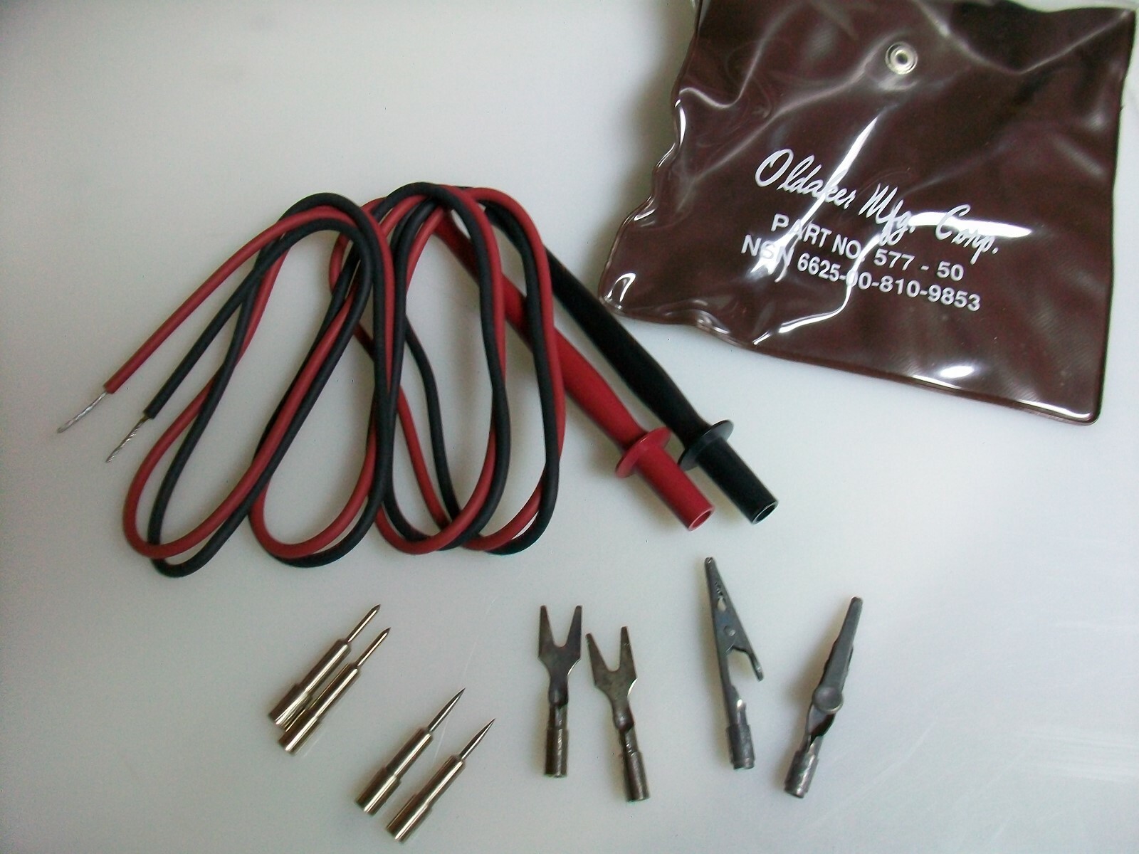 BOX OF 12 EA. MIL-SPEC TEST LEAD KITS