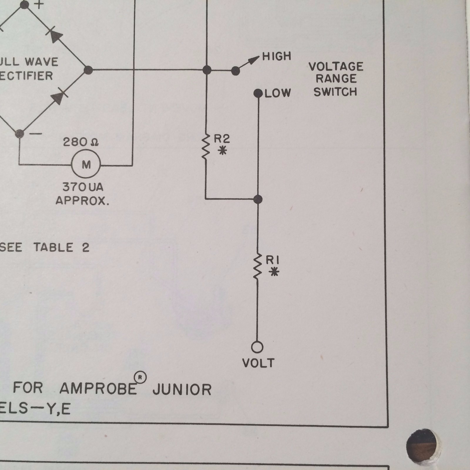 Amprobe Junior Series Service Manual
