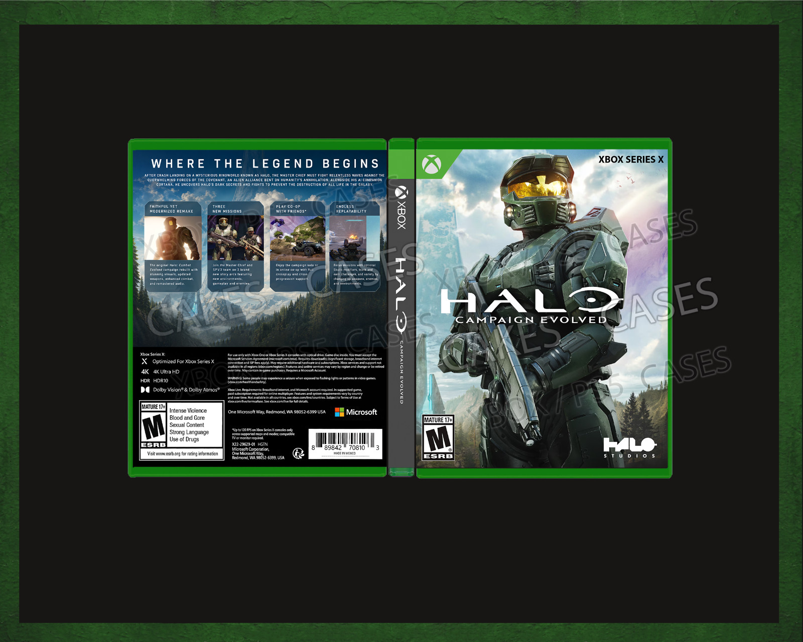 Halo Campaigned Evolved Xbox Edition - Xbox Series X Empty Game Case (No Game)