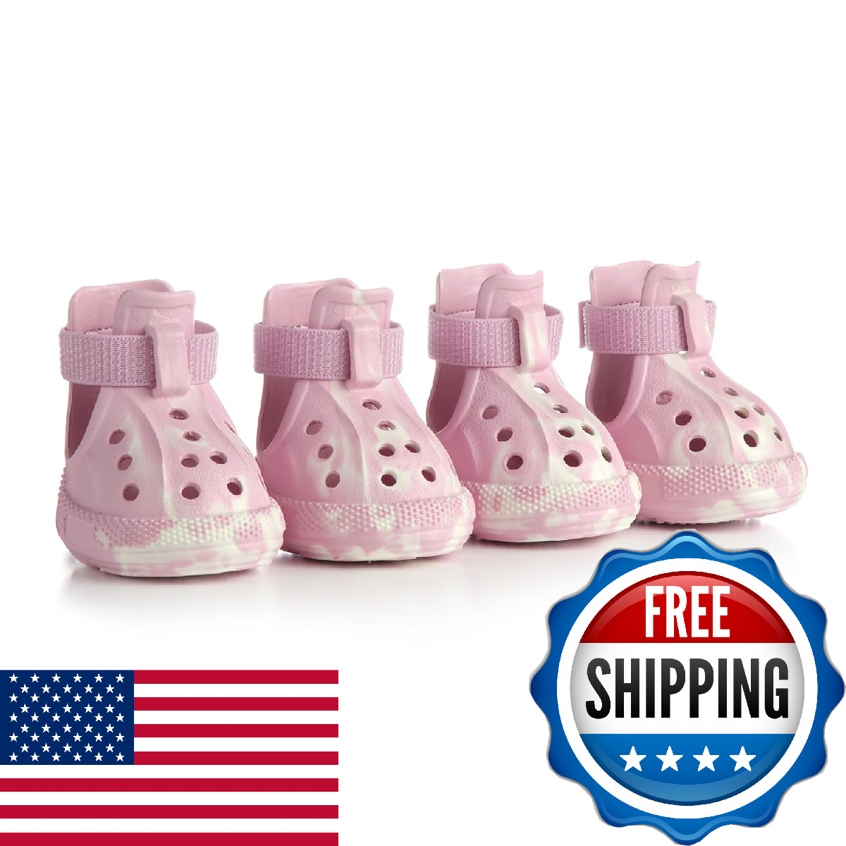 AOKOWN Dog Shoes for Hot Summer Pavement, Dog Shoes for Medium Dogs, Waterproof