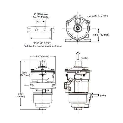 Stewart Warner Electric Fuel Pump 82089