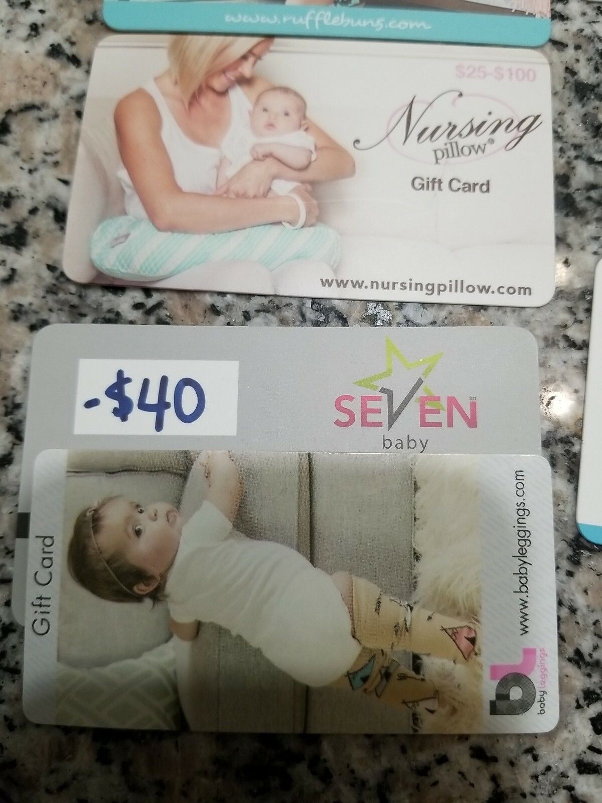 Baby Gift Cards $405 worth