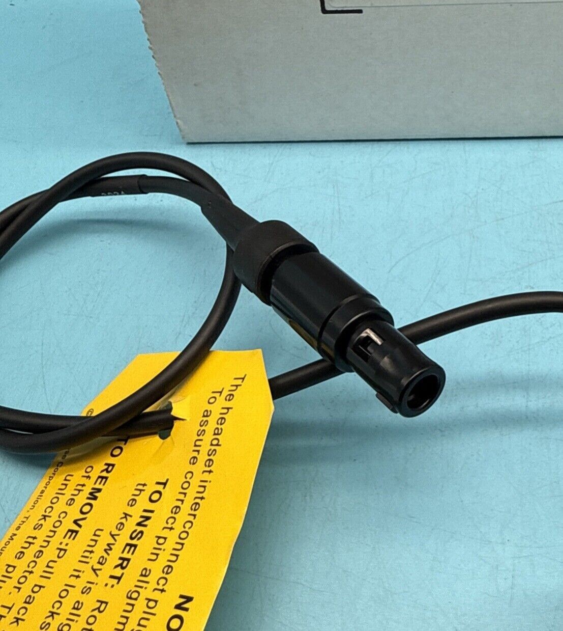 Bose A30 Headset Control Module Lemo 5-OHM 6 Pin Cable & Mic, FLEX PWR 857642-22
