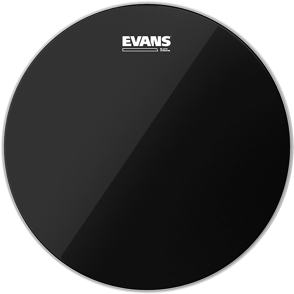Evans Black Chrome Tom Batter Drumhead 15 in.