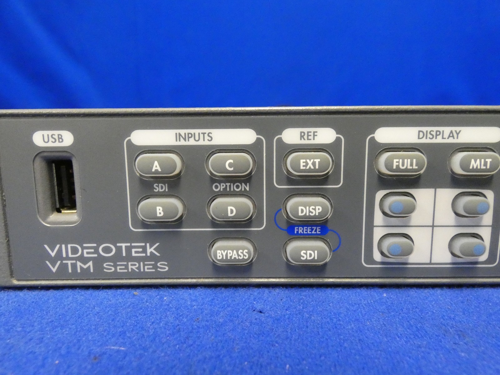 Harris Videotek VTM-4100 PKG-E Rasterizer w/Option EYE-2, Audio Option A3-OPT 3