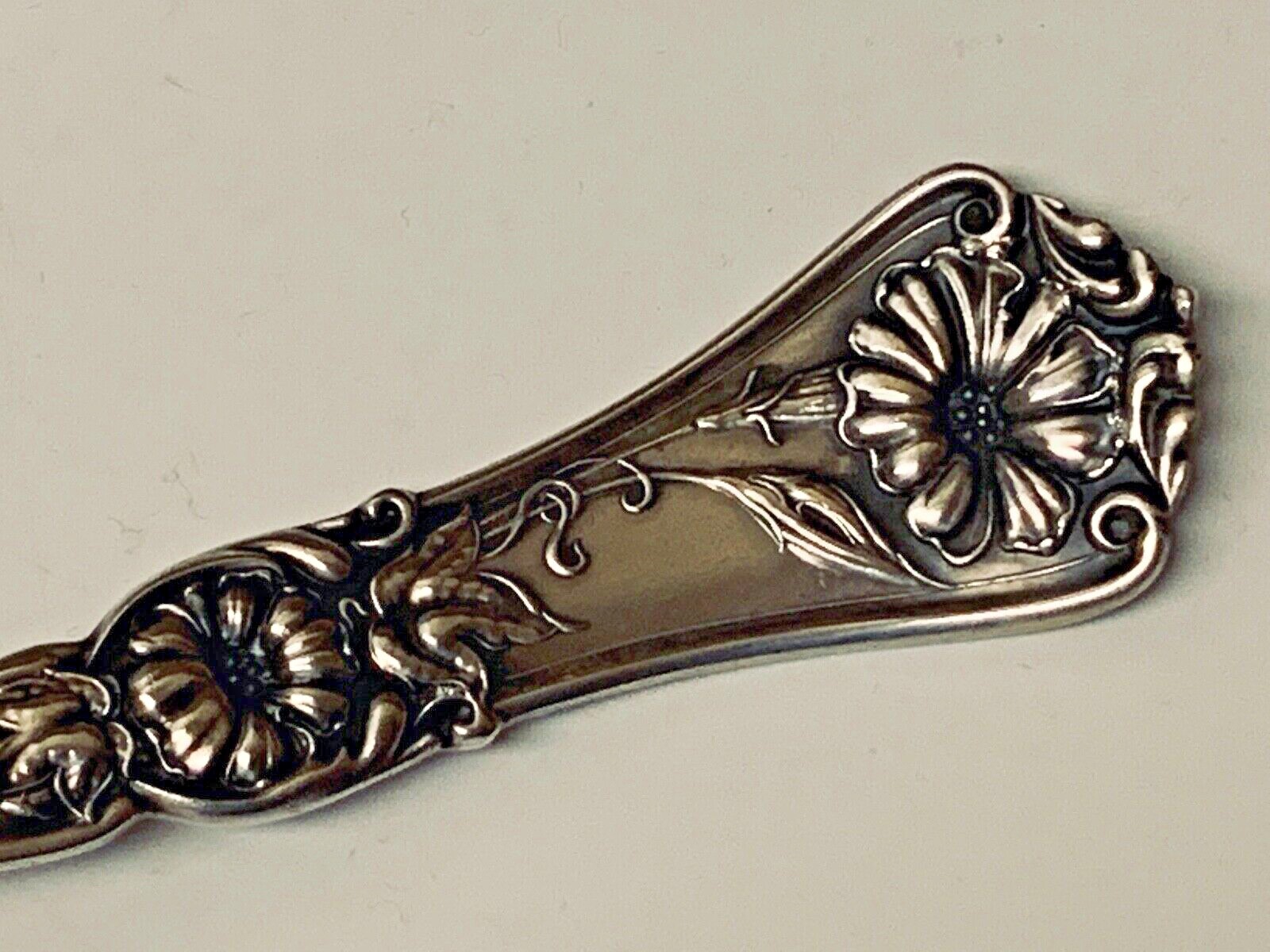 LARGE SILVER PLATE 8 1/2 INCHE FORK