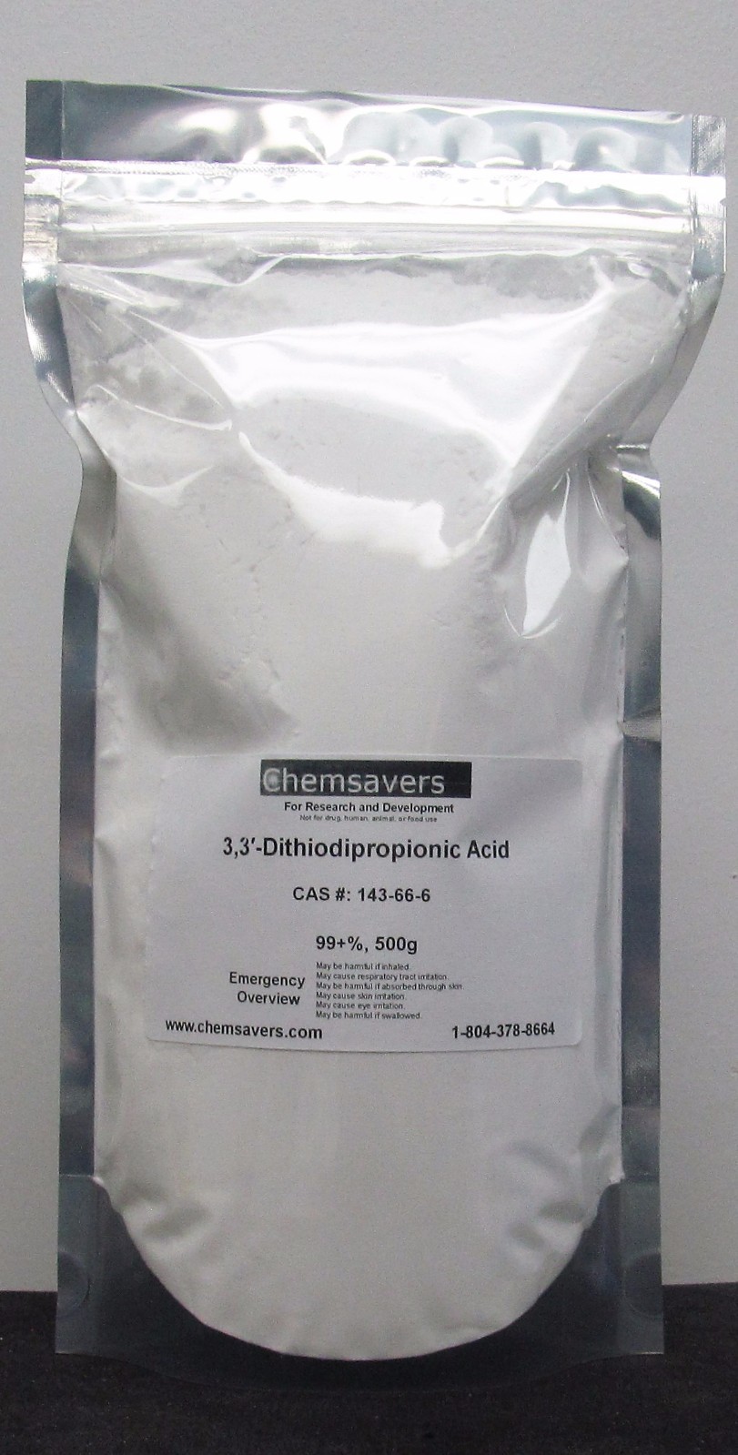3,3′-Dithiodipropionic Acid, 99+%, 500g