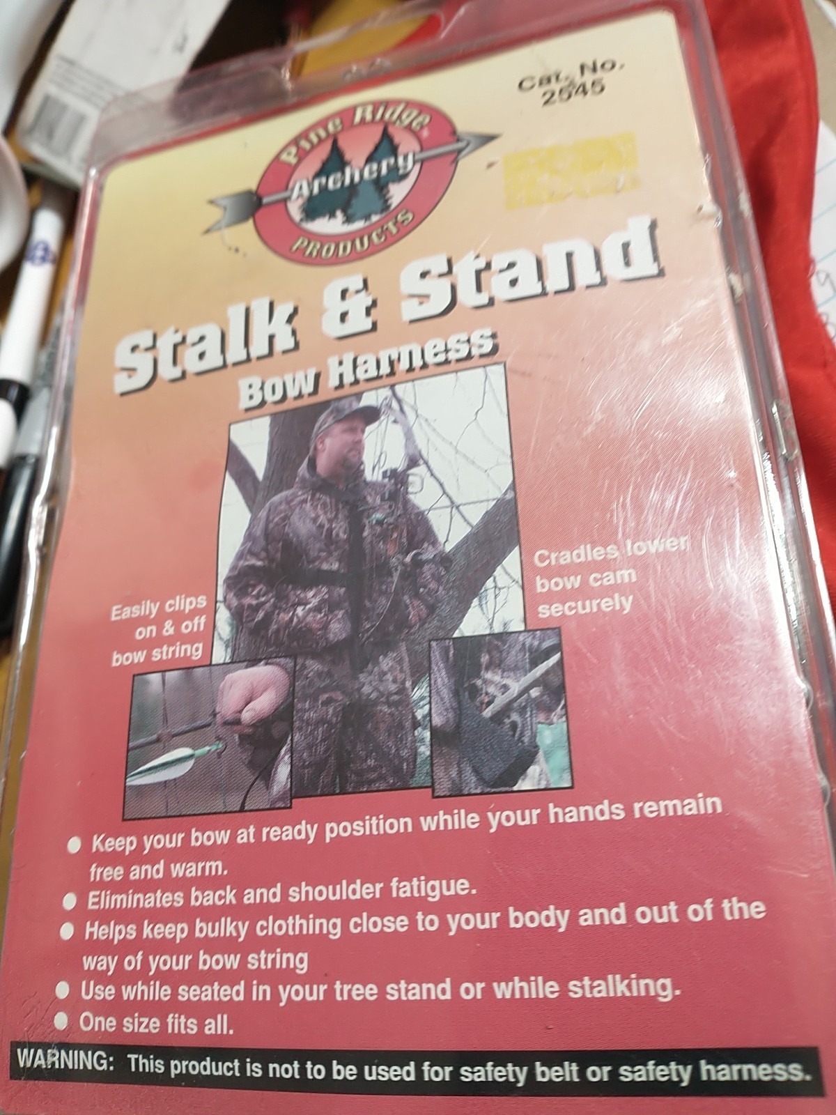Pine Ridge Archery Products Stalk & Stand Bow Harness #2545 NOS