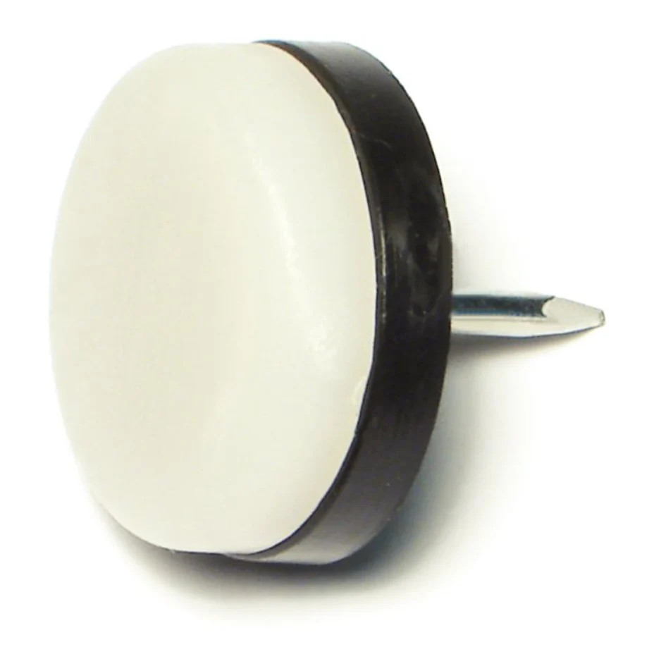 1-1/16" Natural Nylon Plastic Cushion Nail-On Tacks (6 pcs.)