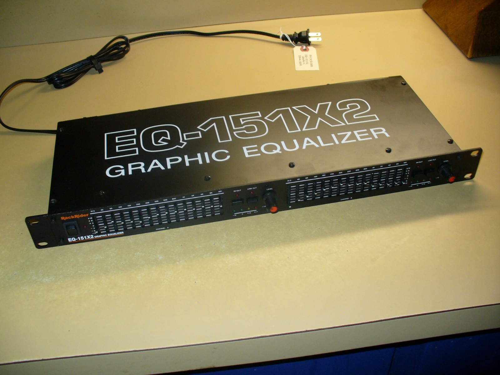 Rackrider EQ-151X2 Graphic Equalizer