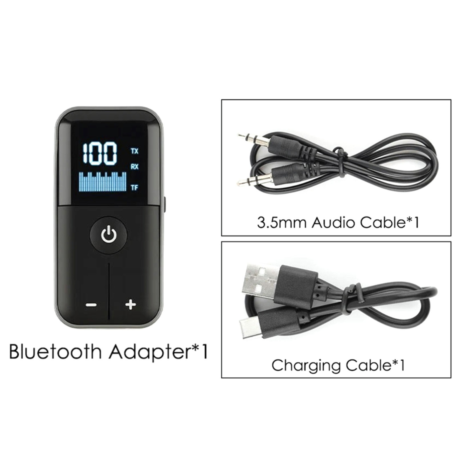 Bluetooth 5.4 Audio Adapter Wireless Receiver Transmitter with Portable Design