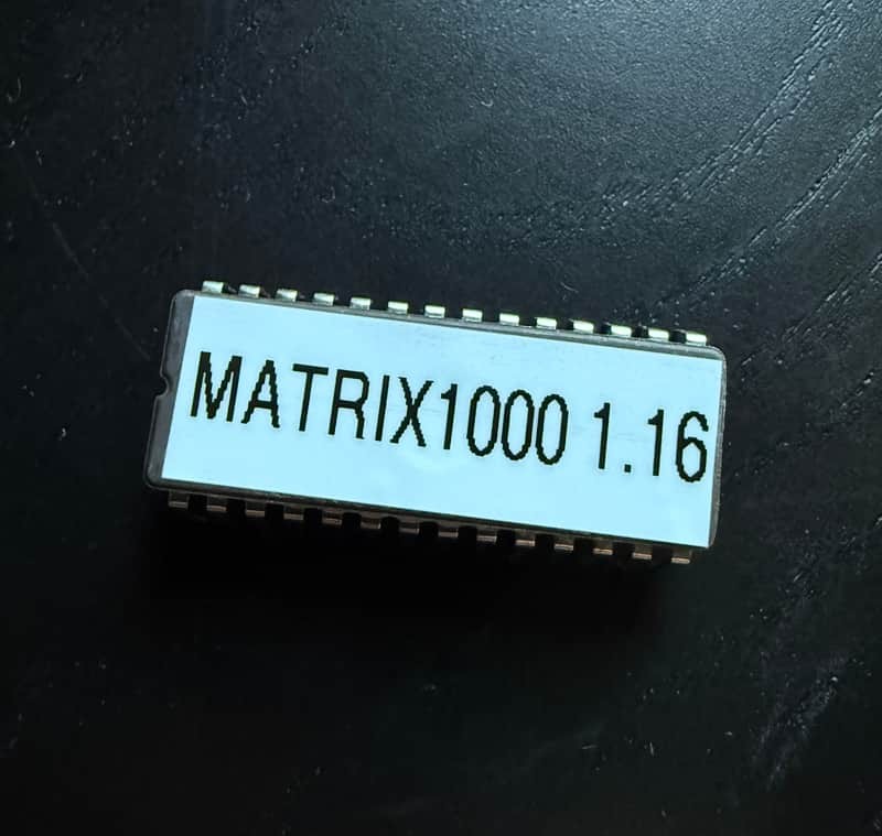 Oberheim Matrix 1000 Firmware Update 1.16 Gligli Eprom
