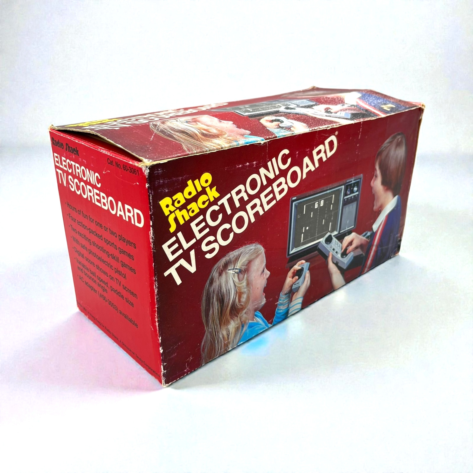 Radio Shack Electronic TV Scoreboard Video Game Box 1970s Vintage (box only)