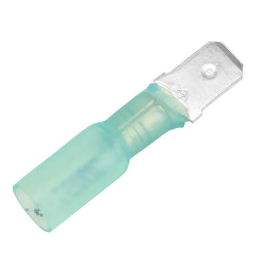 1pc Pacer 16-14 AWG Heat Shrink Male Disconnect - 25 Pack