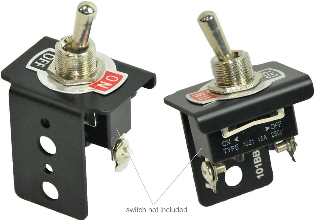 Universal Mounting Bracket For Panel Push Button Breakers Toggle Switches Fus...