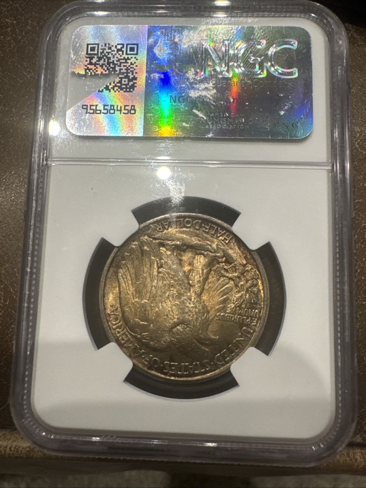 1937 Walking Liberty NGC MS64 Beautiful Toner