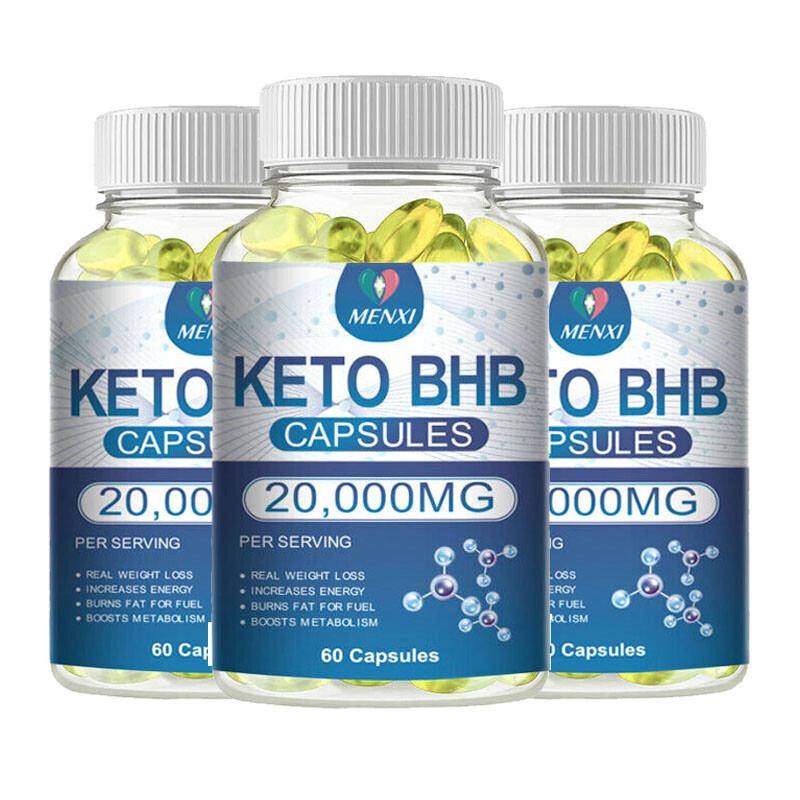 Keto ACV BHB Capsules for Fat Burn Weight Loss Detox Keto Diet Softgels 3 Packs