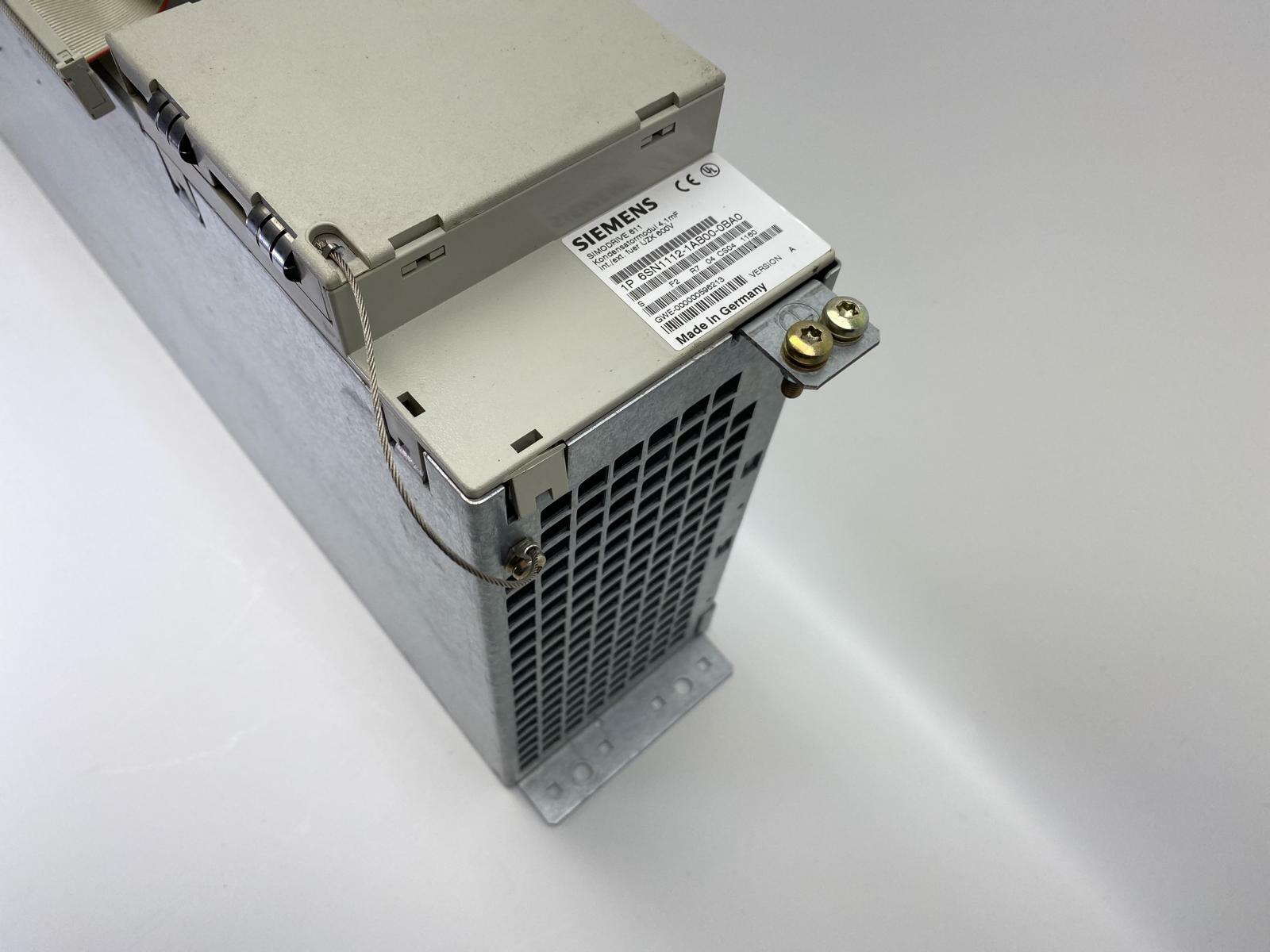 Siemens Capacitor Module 6SN1112-1AB00-0BA0 Simodrive Version A