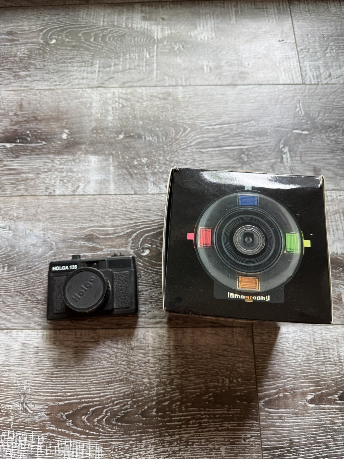 Lomography Ring Flash and Holga 135 camera