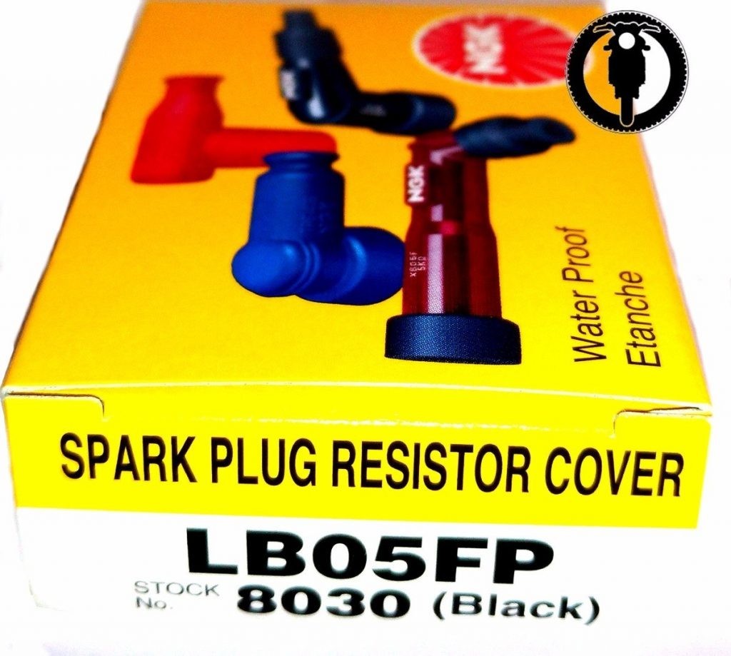 NGK Spark Plug Resistor Cover Cap 90 Degree LB05FP Honda Kawasaki Suzuki Yamaha