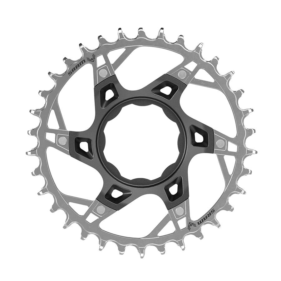 SRAM, XX T-Type TQ, Chainring, Teeth: 34, Speed: 12, BCD: Direct Mount, Aluminum
