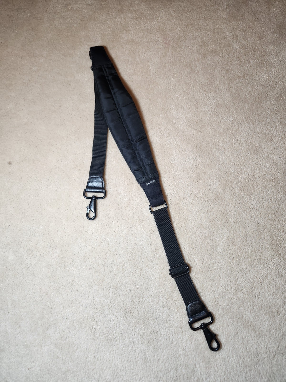 Kensington Black Padded Shoulder Strap Belt Replacement Adjustable Laptop Bag