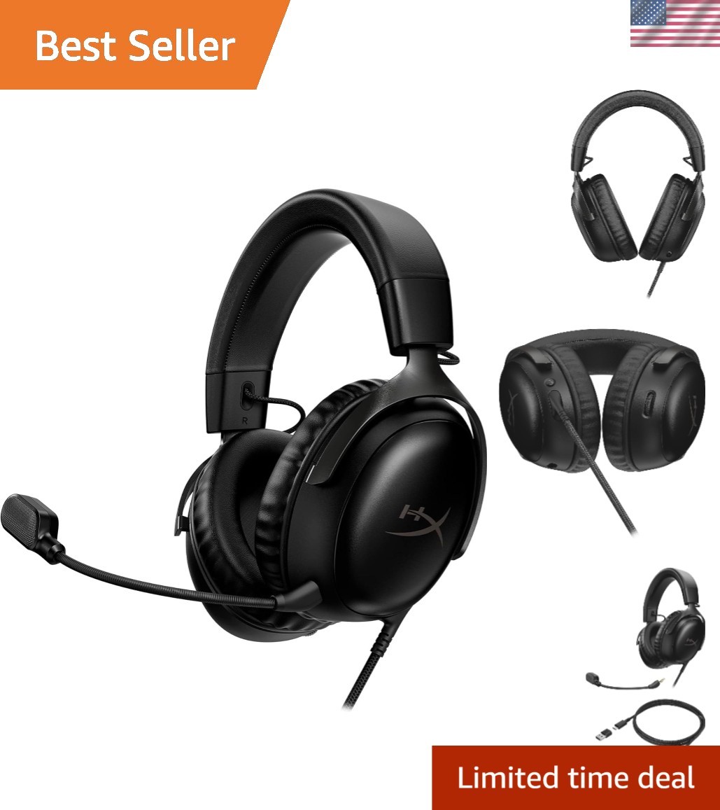 Cloud III – Wired Gaming Headset, PC, PS5, Xbox Series X|S, Angled 53mm Drive...