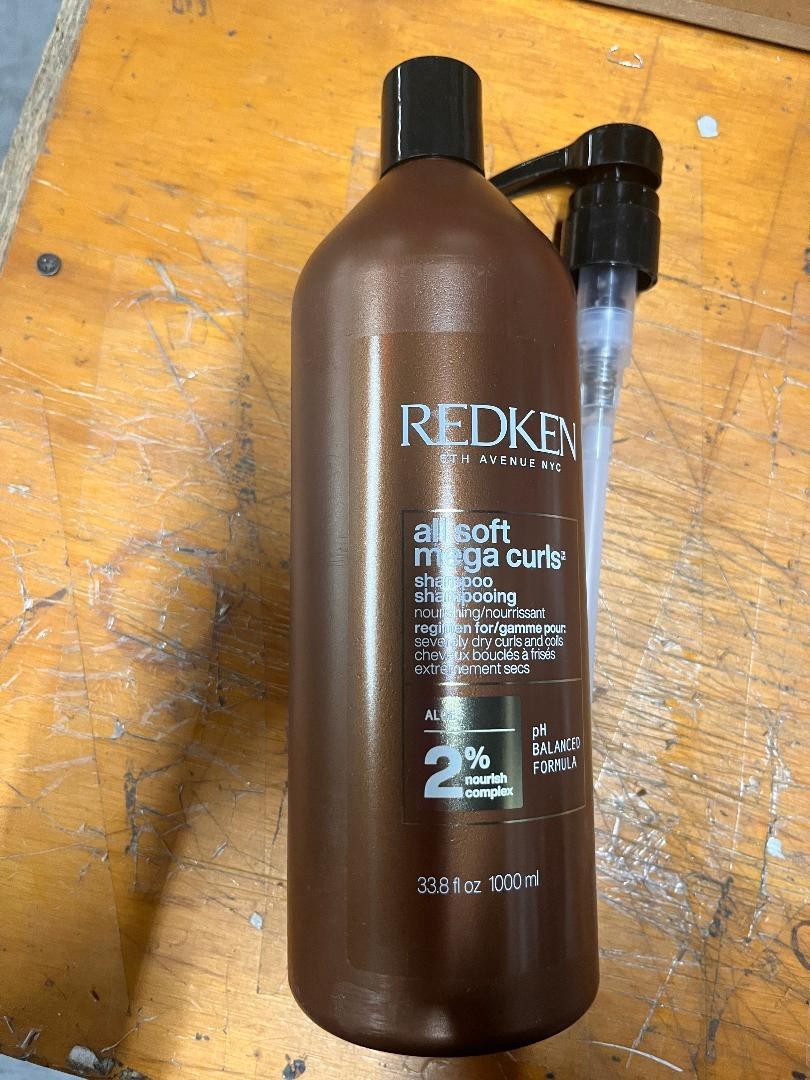 REDKEN All Soft MEGA Curls Shampoo 33.8 oz WITH PUMP