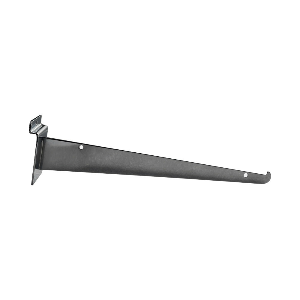 12" Slatwall Shelf Bracket, Chrome, Hanger Display Panel Shelf
