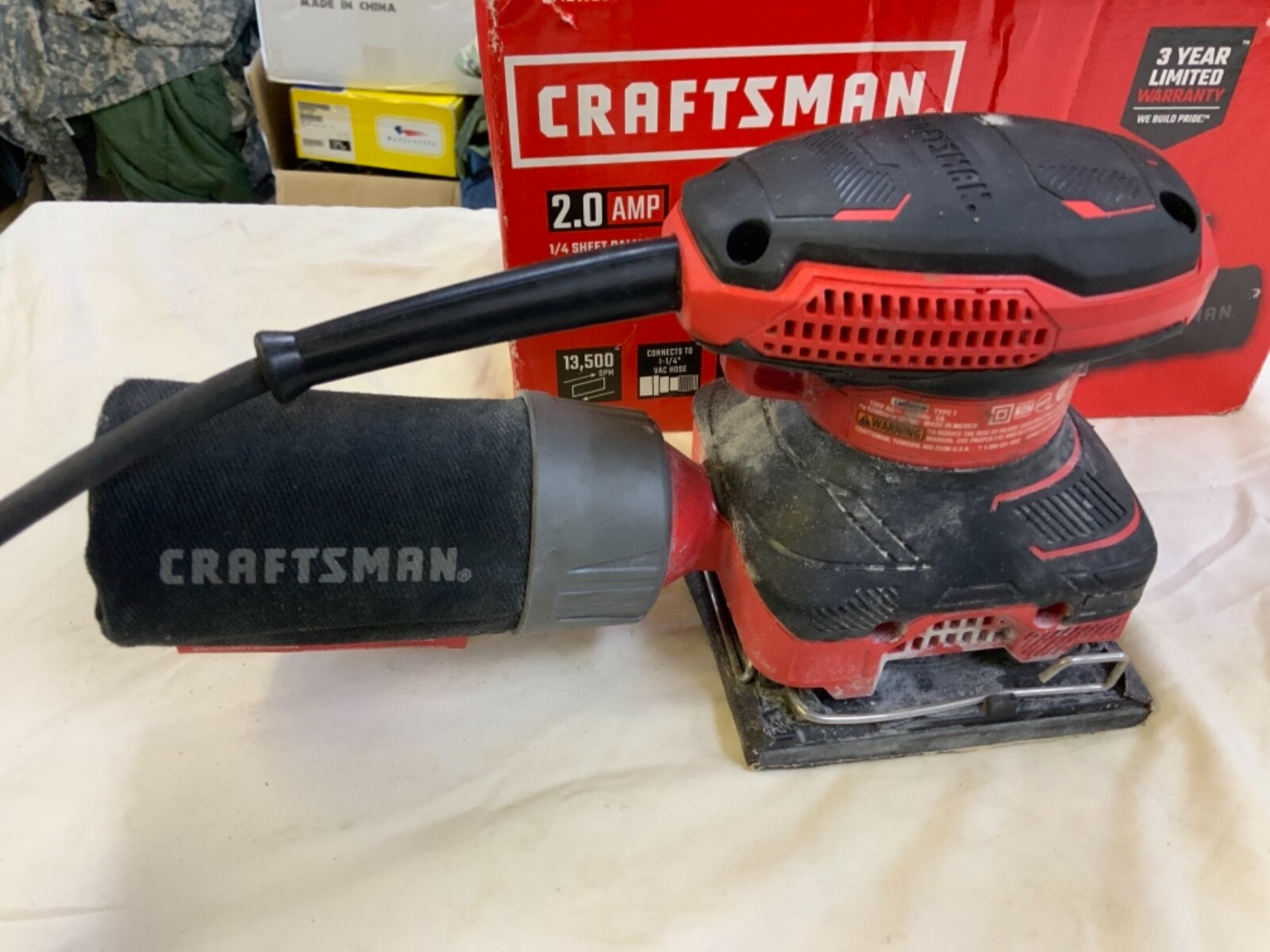 Craftsman CMEW230, 2.0 Amp. 1/4 Sheet Palm Sander