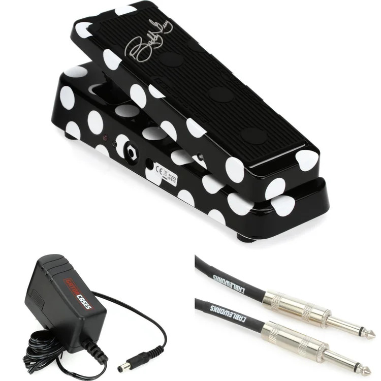 Dunlop BG95 Buddy Guy Signature Cry Baby Wah Pedal with Power Supply and Cable