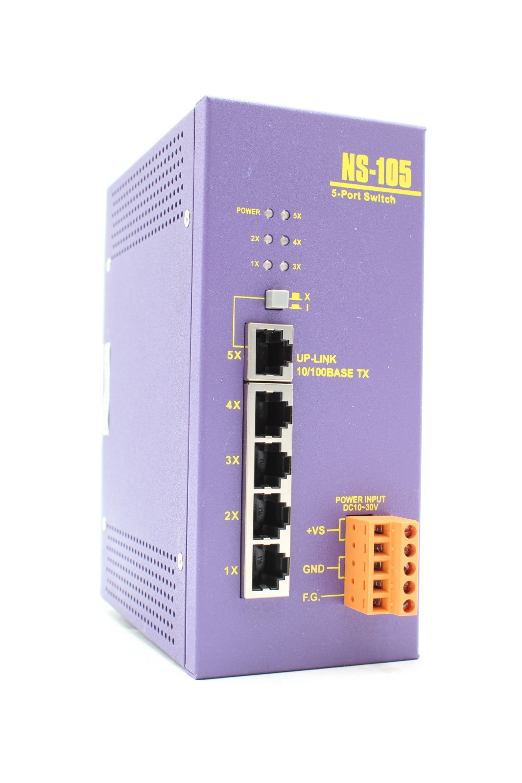 ICP Das NS-105 5-Port Industrial Ethernet Switch Hub
