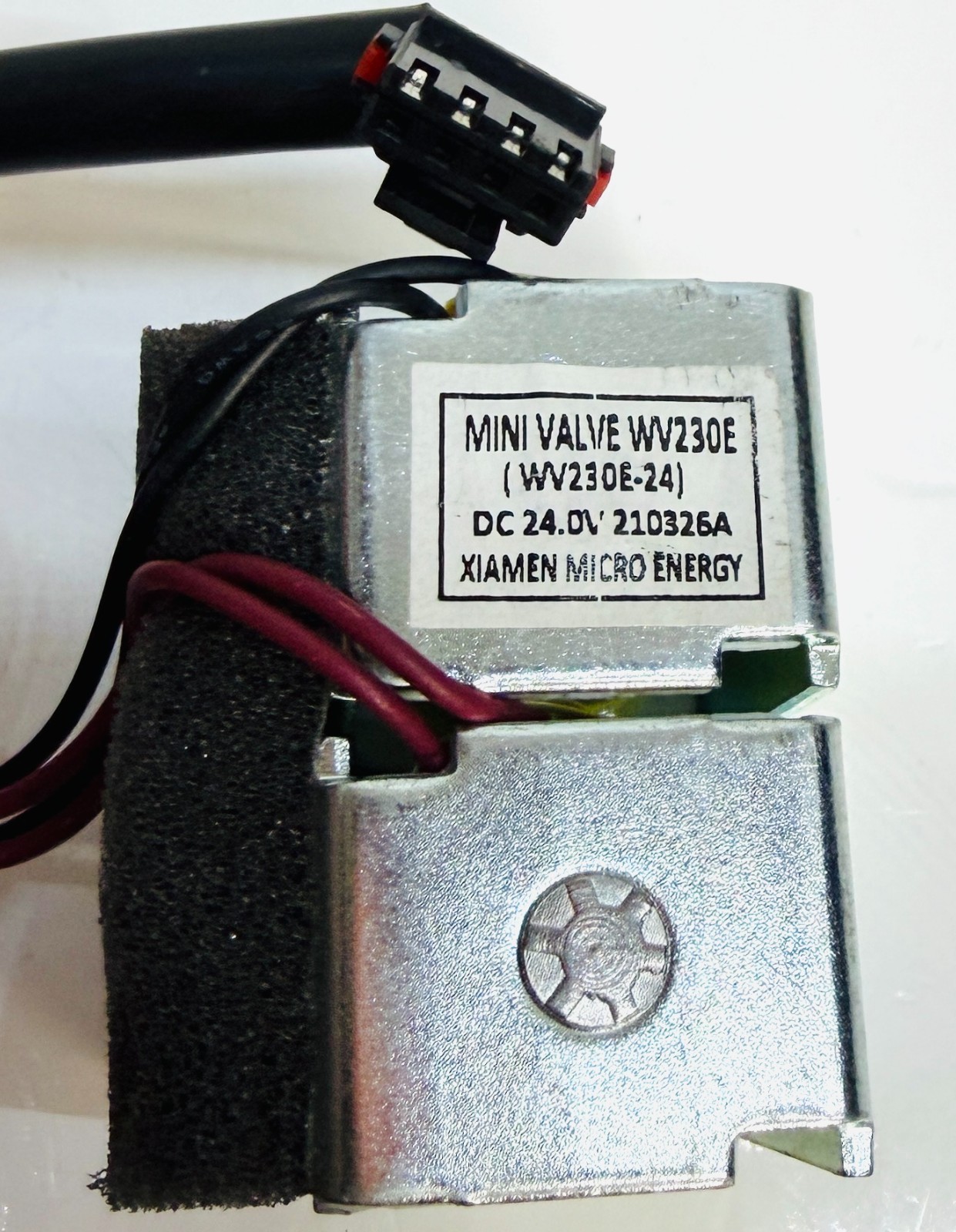 4-PIN WV230E-24 Mini Solenoid Valve FROM Insignia 2D Massage Chair NS-MGC300BK1