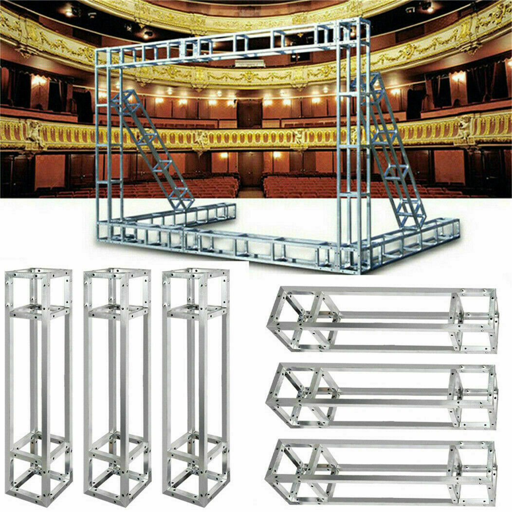 3x Stage Lighting Truss DJ Concert Wedding Trussing Mesh Stands Outdoor Portable